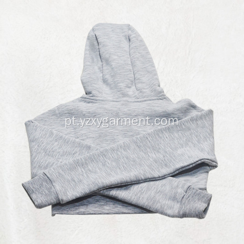 Hoodies curtos femininos grandes